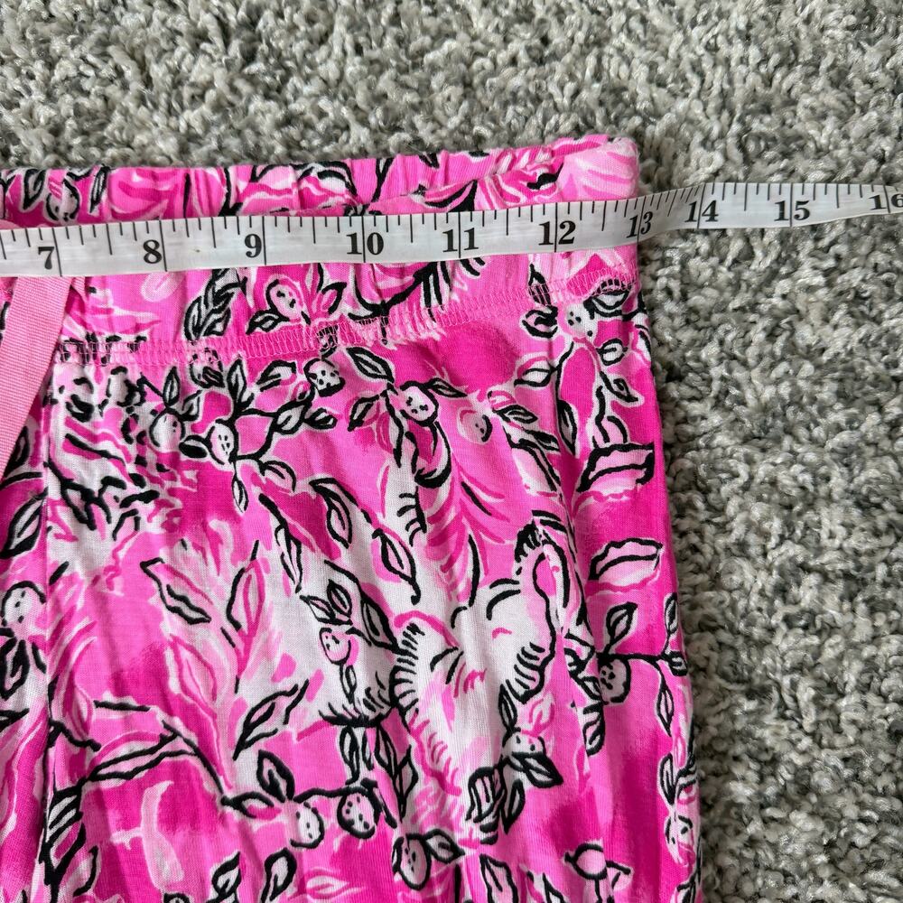Lilly Pulitzer Pink Breast Cancer Ribbon Pajama Pant - Picture 3 of 4